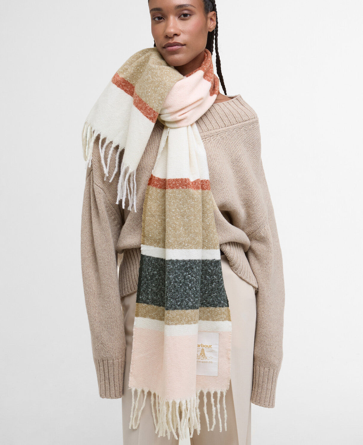 Barbour Paige Stripe Scarf - Multi