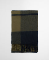 Barbour Maxine Tartan Scarf - Black/Olive