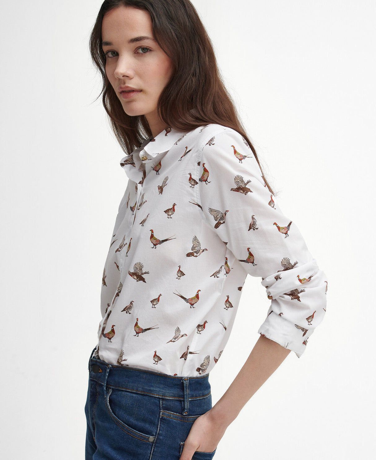 Barbour Safari Shirt - Grouse Print