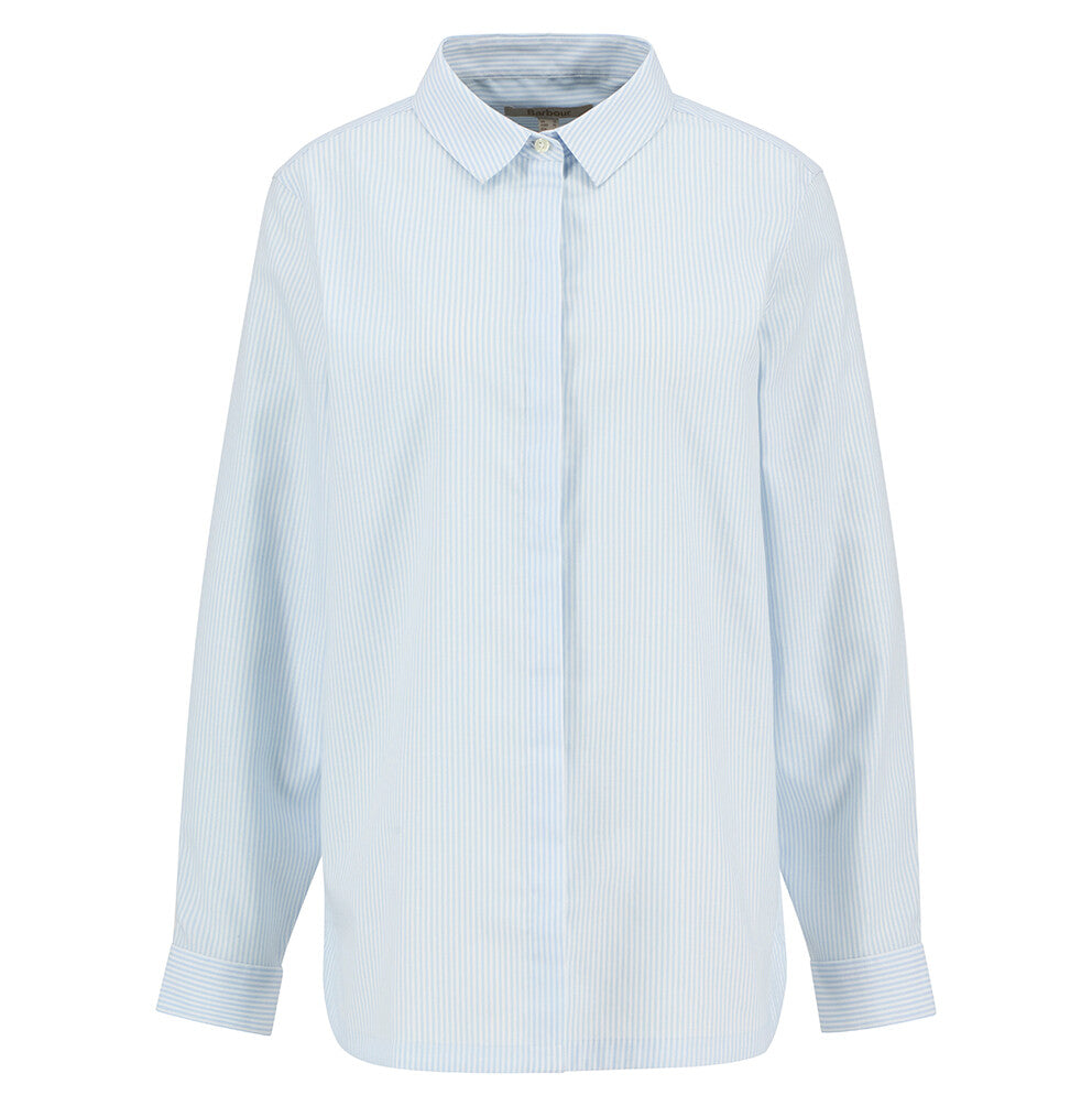 Barbour Claydon Shirt - Ice Blue Stripe
