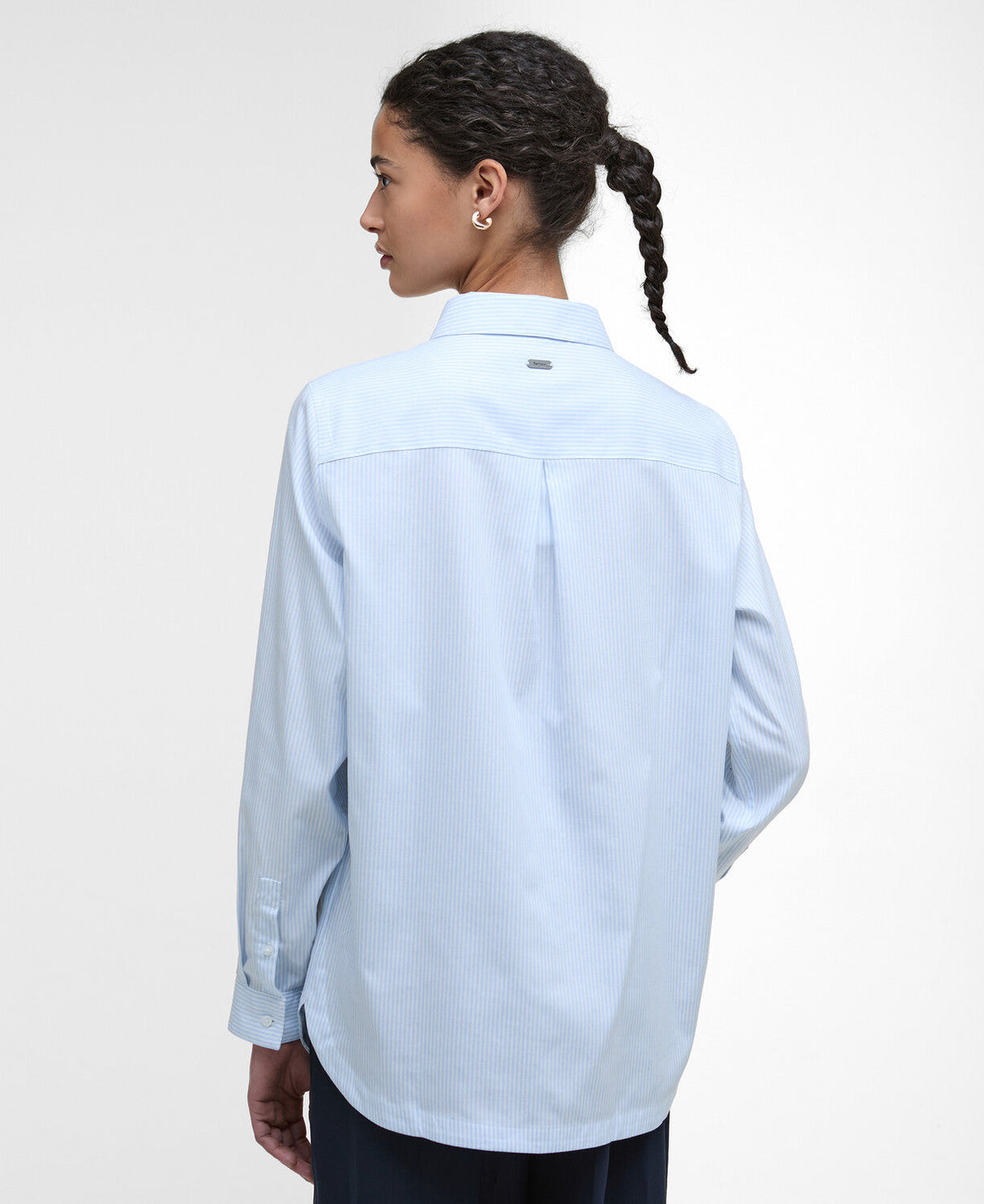 Barbour Claydon Shirt - Ice Blue Stripe