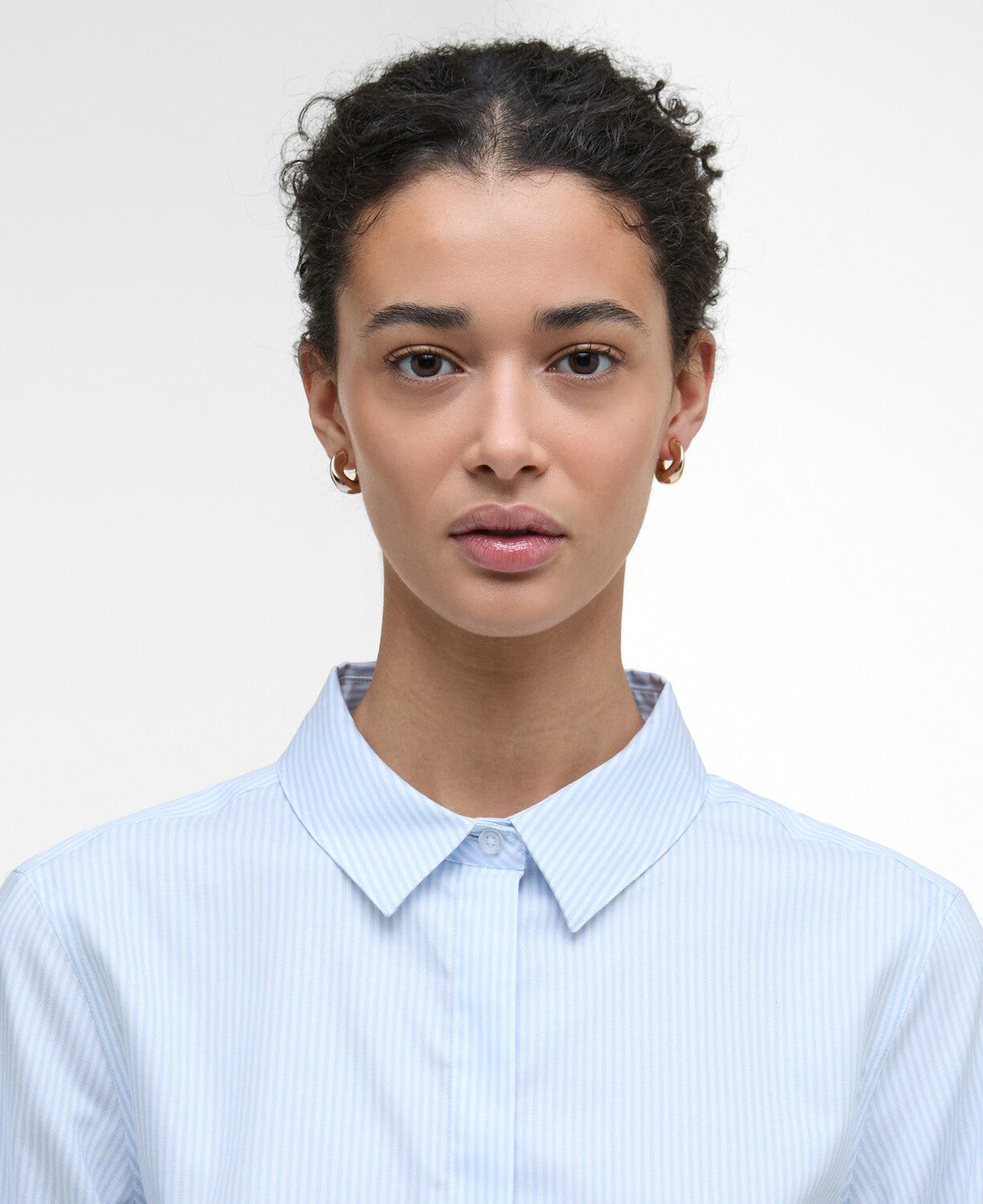 Barbour Claydon Shirt - Ice Blue Stripe