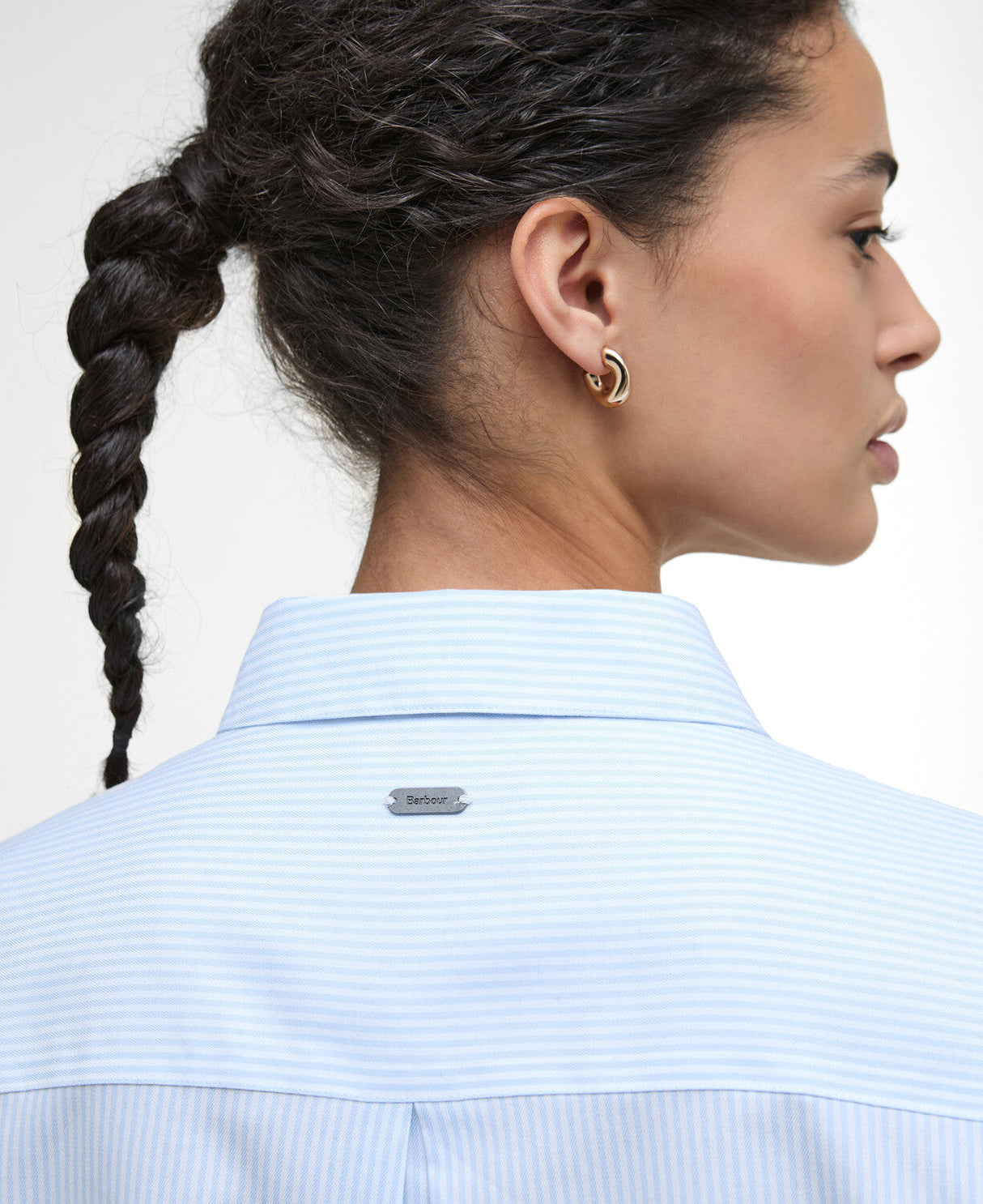Barbour Claydon Shirt - Ice Blue Stripe