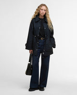 Barbour Fallyn Showerproof Jacket - Dark Navy/Hessian Tartan