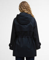 Barbour Fallyn Showerproof Jacket - Dark Navy/Hessian Tartan