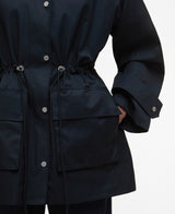 Barbour Fallyn Showerproof Jacket - Dark Navy/Hessian Tartan