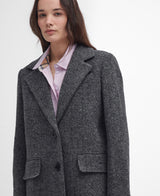 Barbour Paulette Mensy Jacket - Grey/Black Herringbone