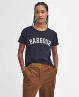 Barbour Northumberland Classic T-Shirt - Navy/White