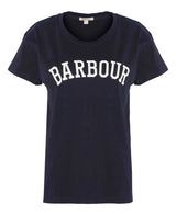 Barbour Northumberland Classic T-Shirt - Navy/White