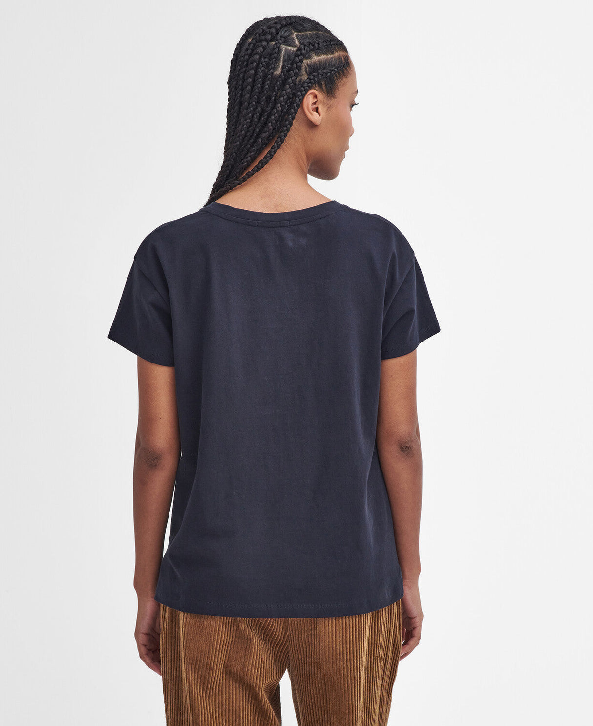 Barbour Northumberland Classic T-Shirt - Navy/White