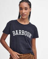 Barbour Northumberland Classic T-Shirt - Navy/White