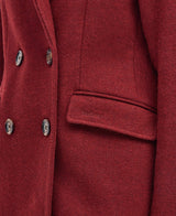 Barbour Marylin Tailored Wool Coat - Burgundy/Muted Cabernet Tartan