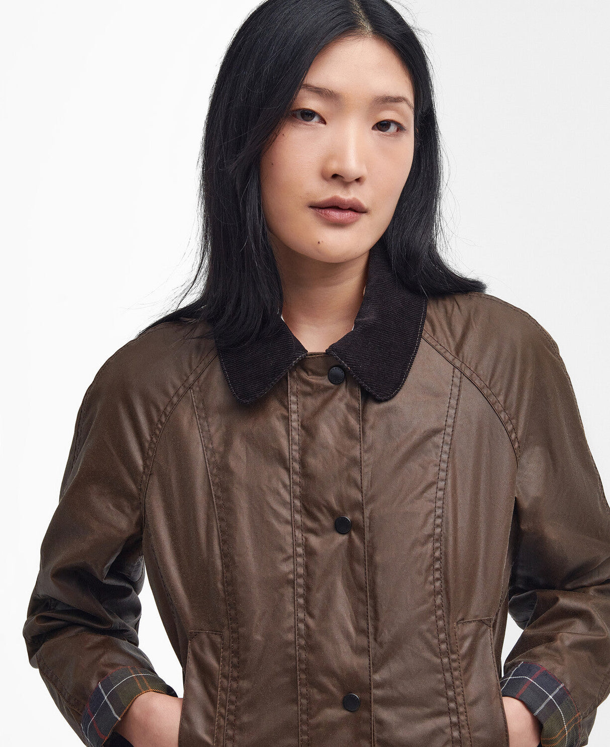 Barbour Beadnell Wax Jacket - Bark
