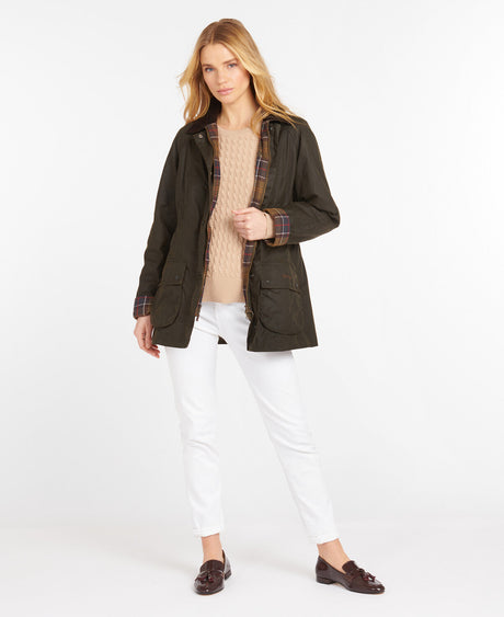 Barbour Classic Beadnell Wax Jacket - Olive