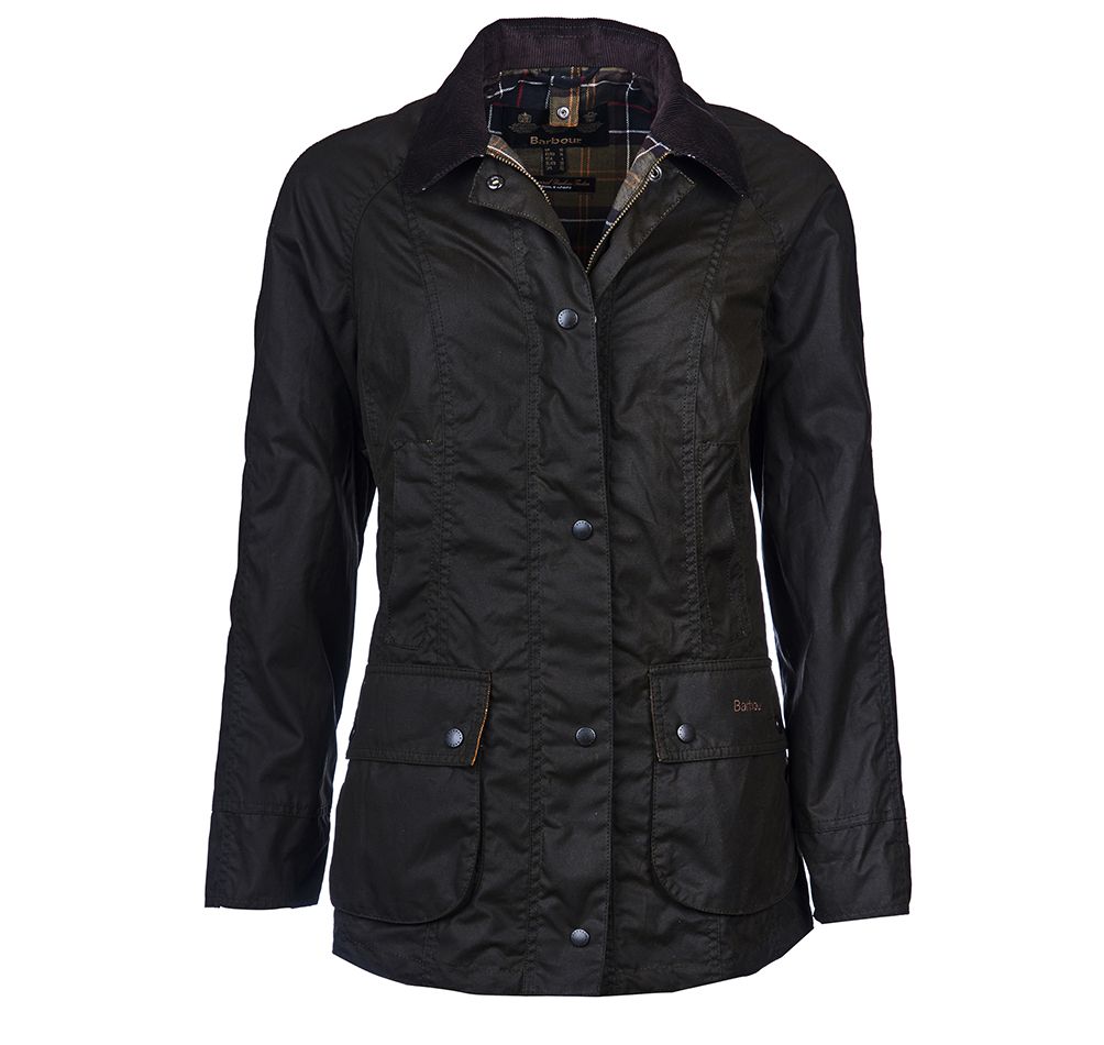 Barbour Classic Beadnell Wax Jacket - Olive