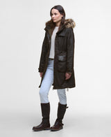Barbour Durham City Parka Wax Jacket - Rustic