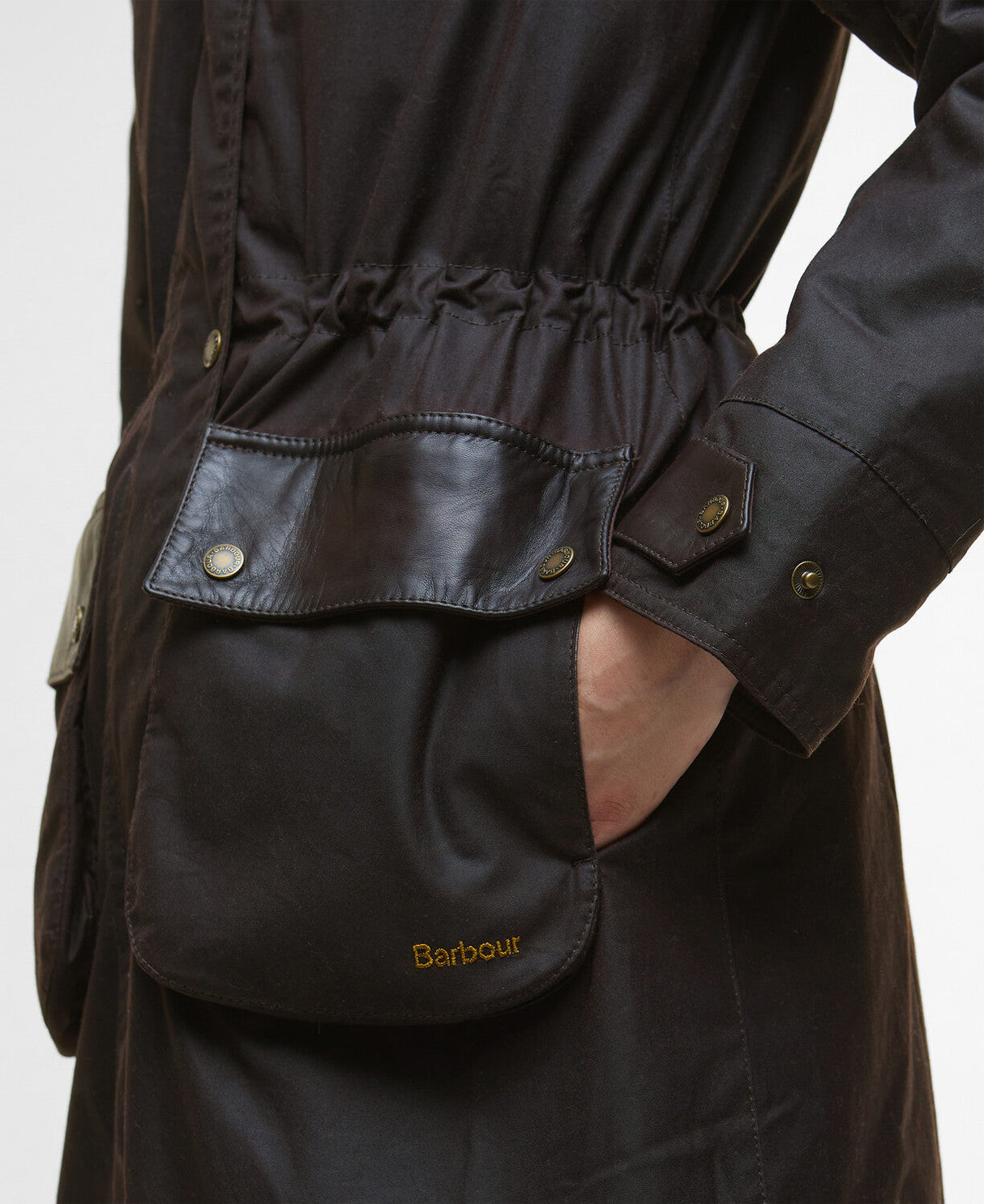 Barbour Durham City Parka Wax Jacket - Rustic