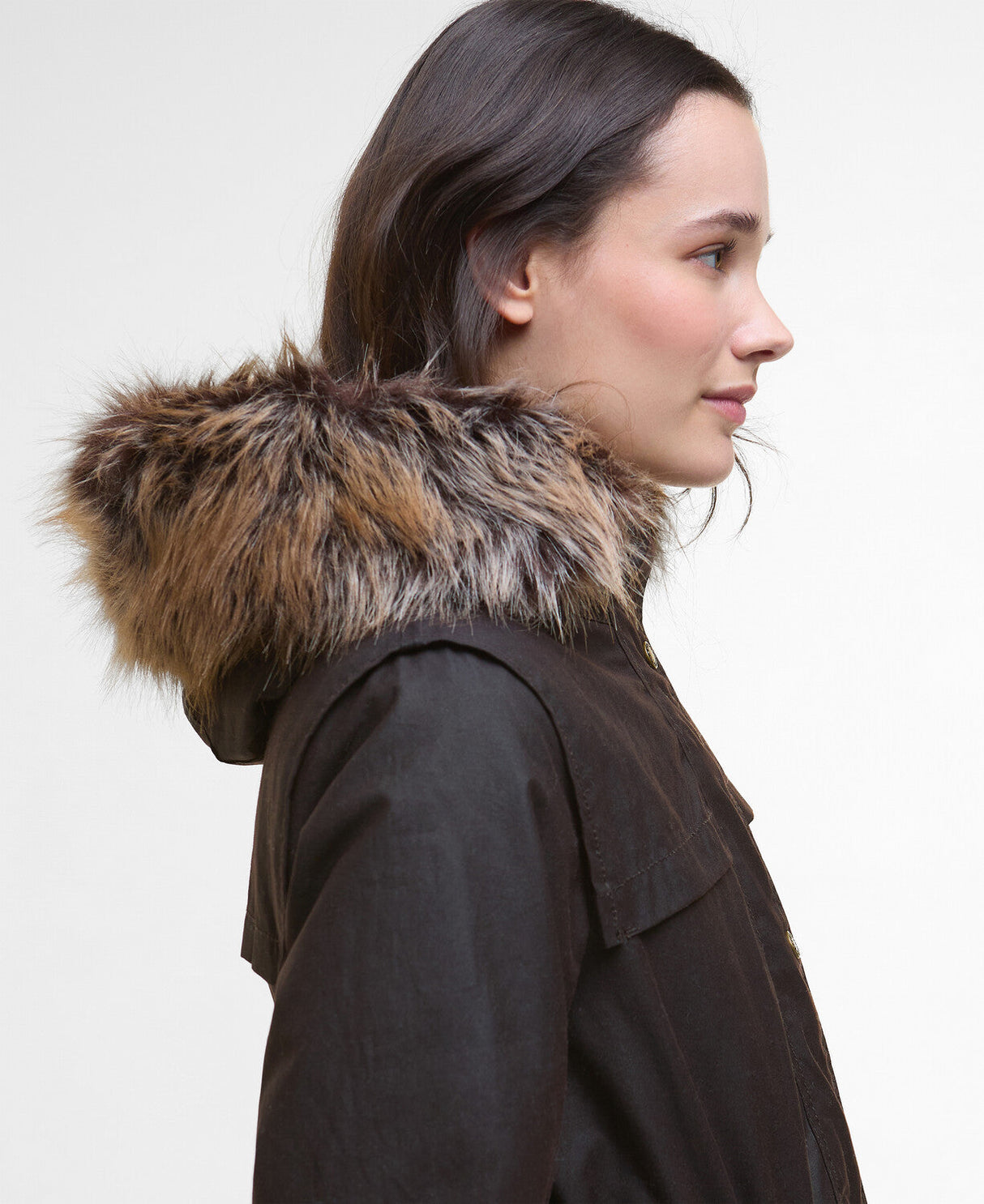 Barbour Durham City Parka Wax Jacket - Rustic