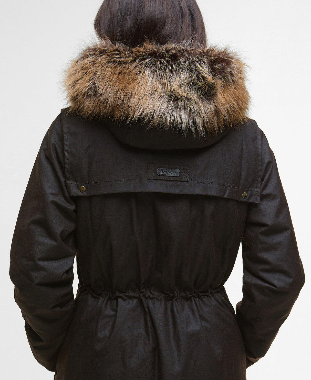 Barbour Durham City Parka Wax Jacket - Rustic