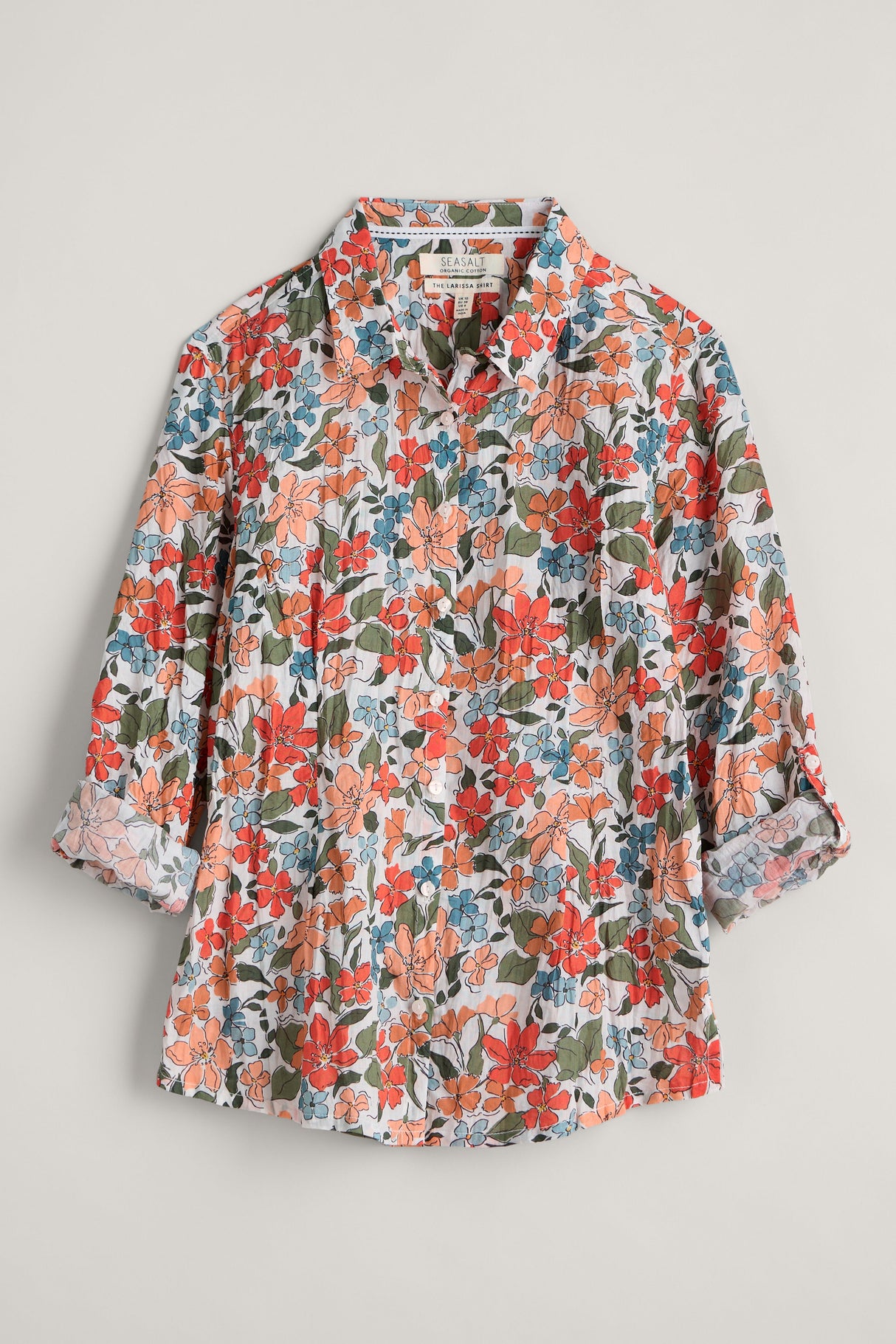 Seasalt Larissa Shirt Anemone Vintage Chalk
