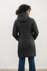 Lighthouse Laurel Ladies Coat - Black