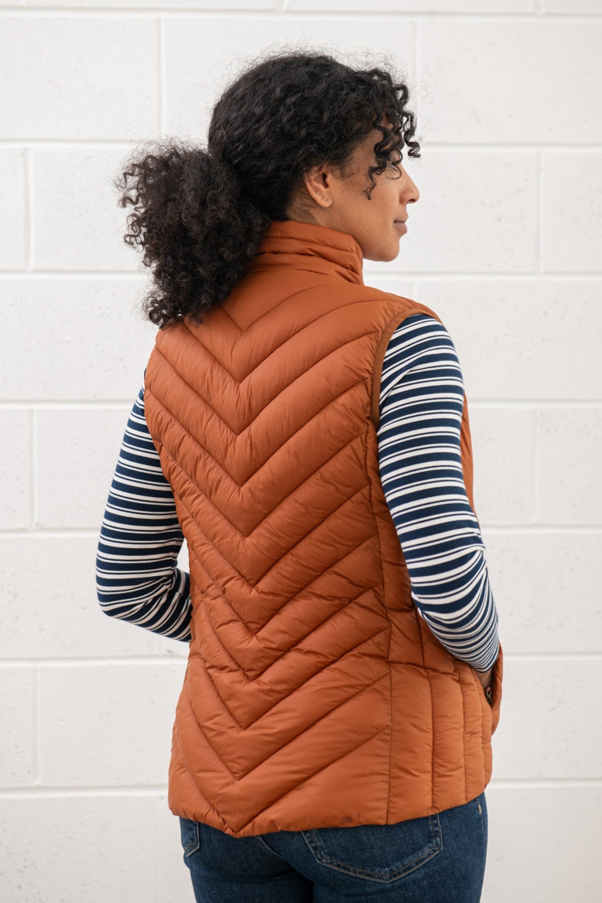 Lighthouse Laurel Ladies Gilet - Rust