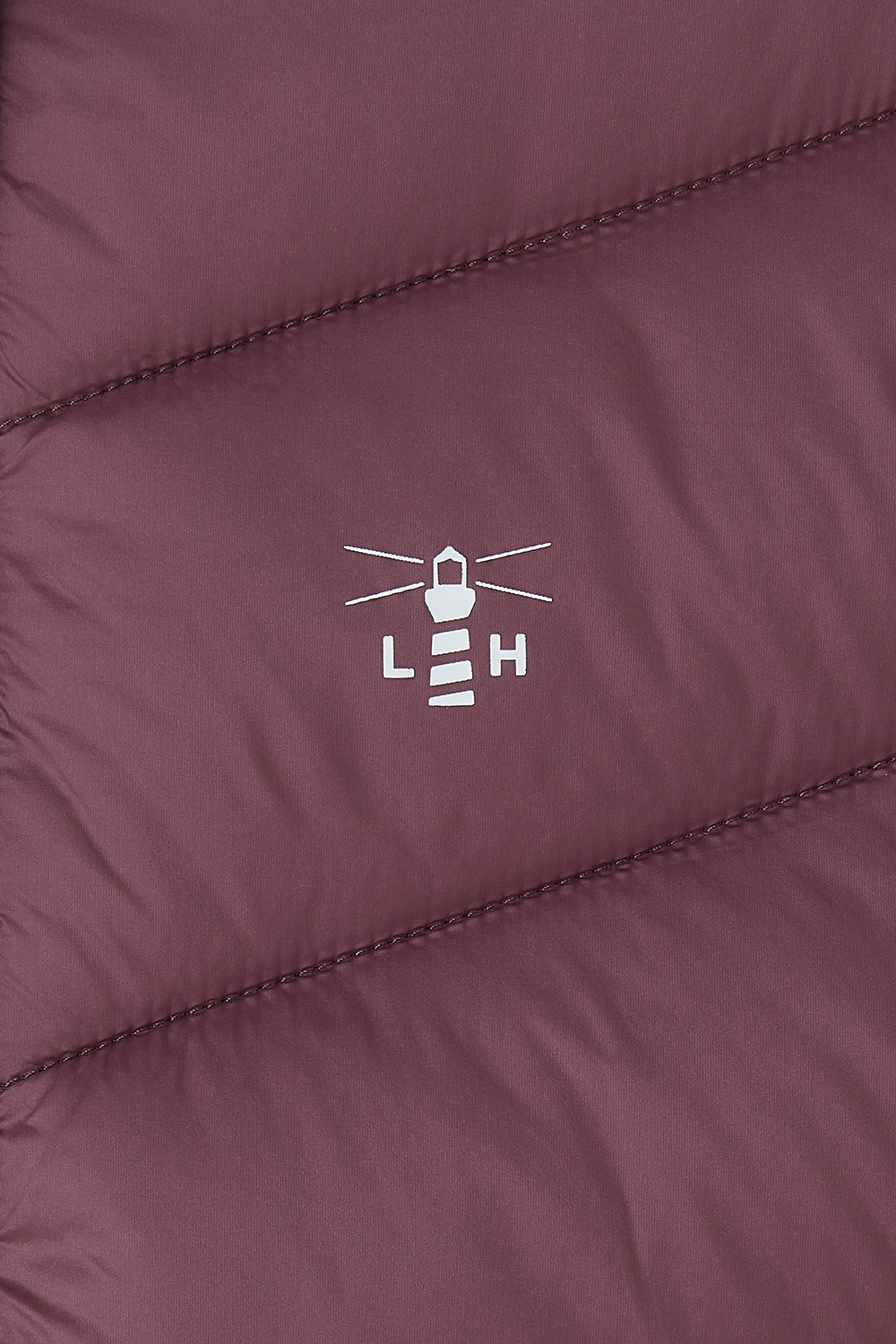Lighthouse Laurel Ladies Gilet - Cranberry