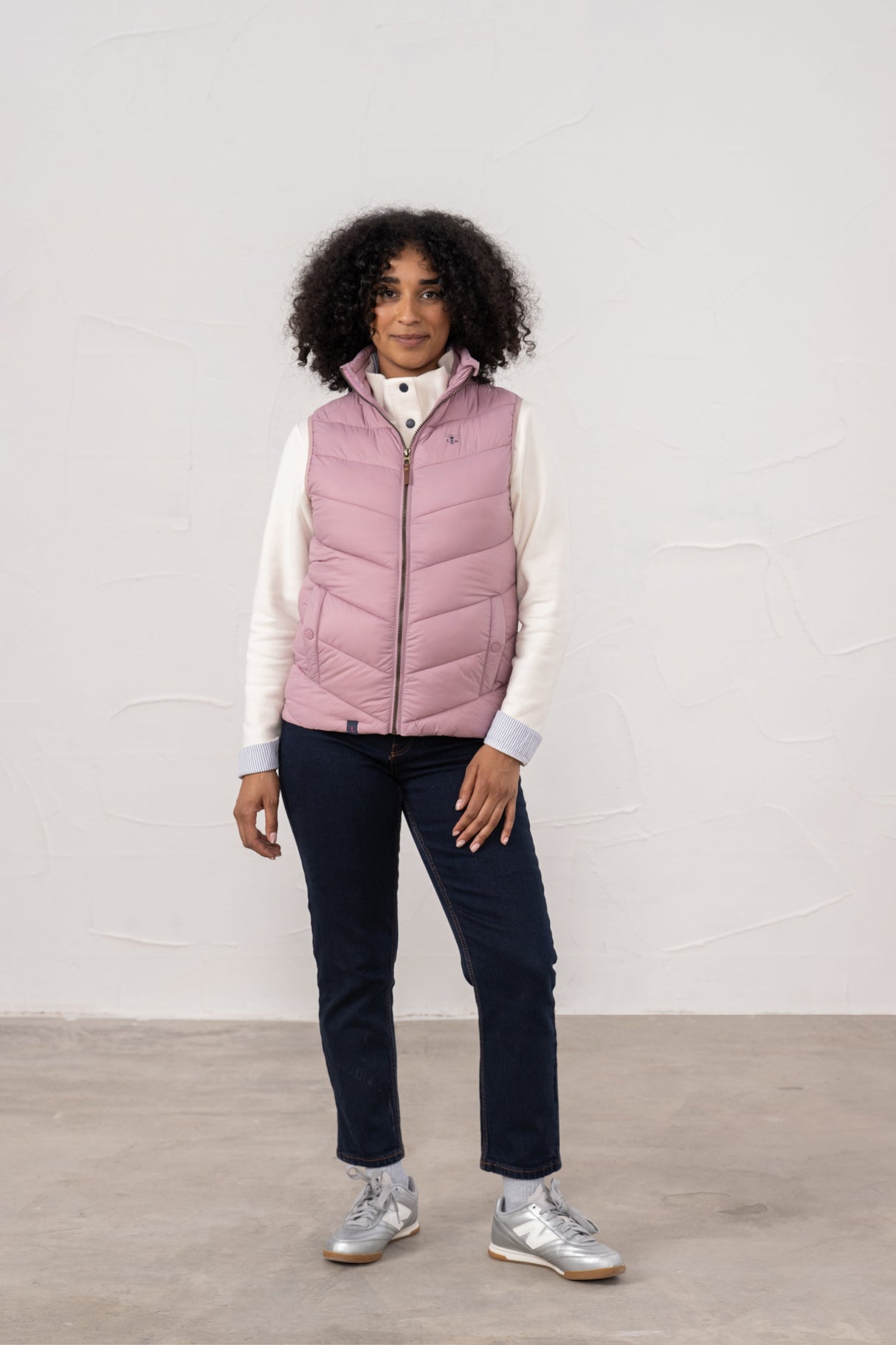 Lighthouse Laurel Ladies Gilet - Wild Rose