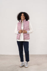 Lighthouse Laurel Ladies Gilet - Wild Rose