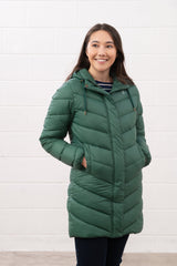 Lighthouse Laurel Ladies Coat - Kale
