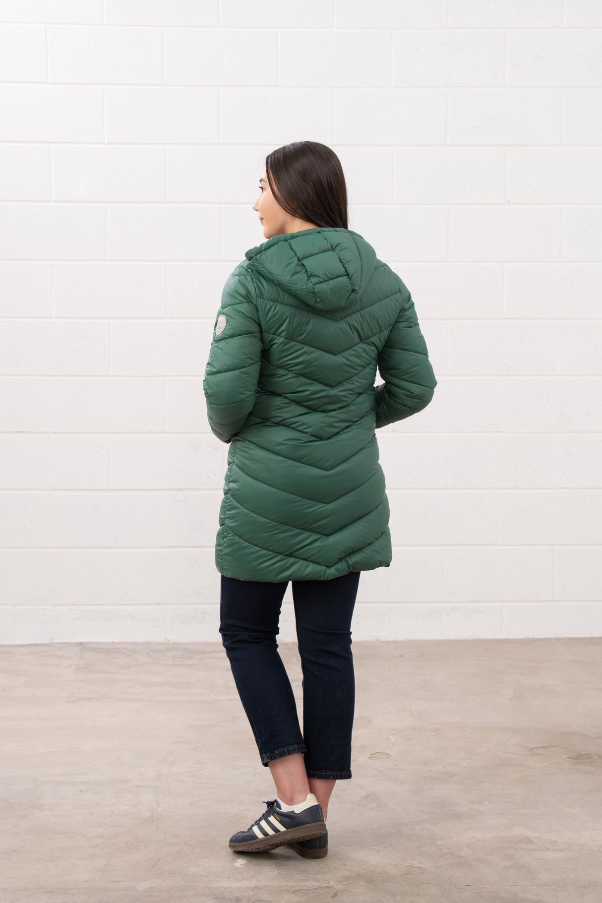 Lighthouse Laurel Ladies Coat - Kale