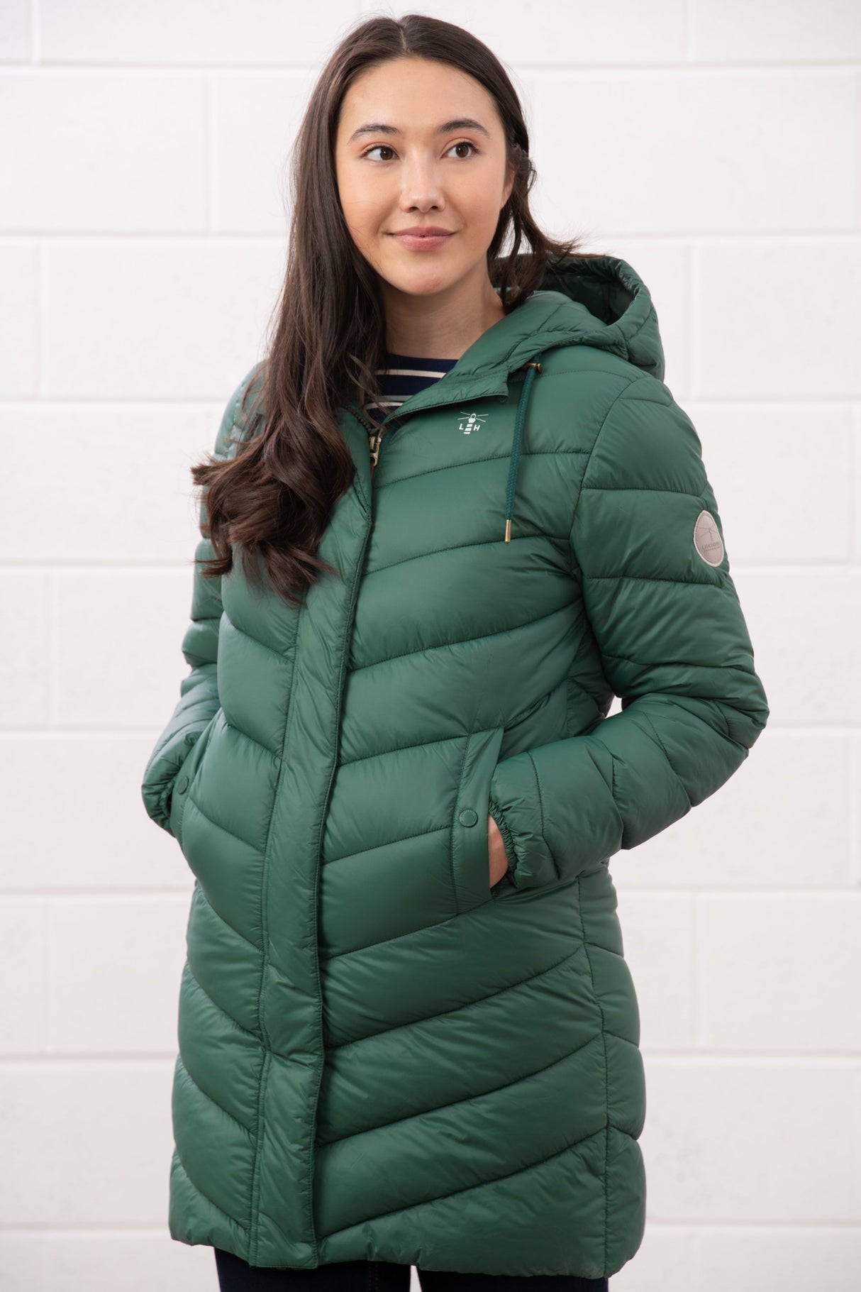 Lighthouse Laurel Ladies Coat - Kale