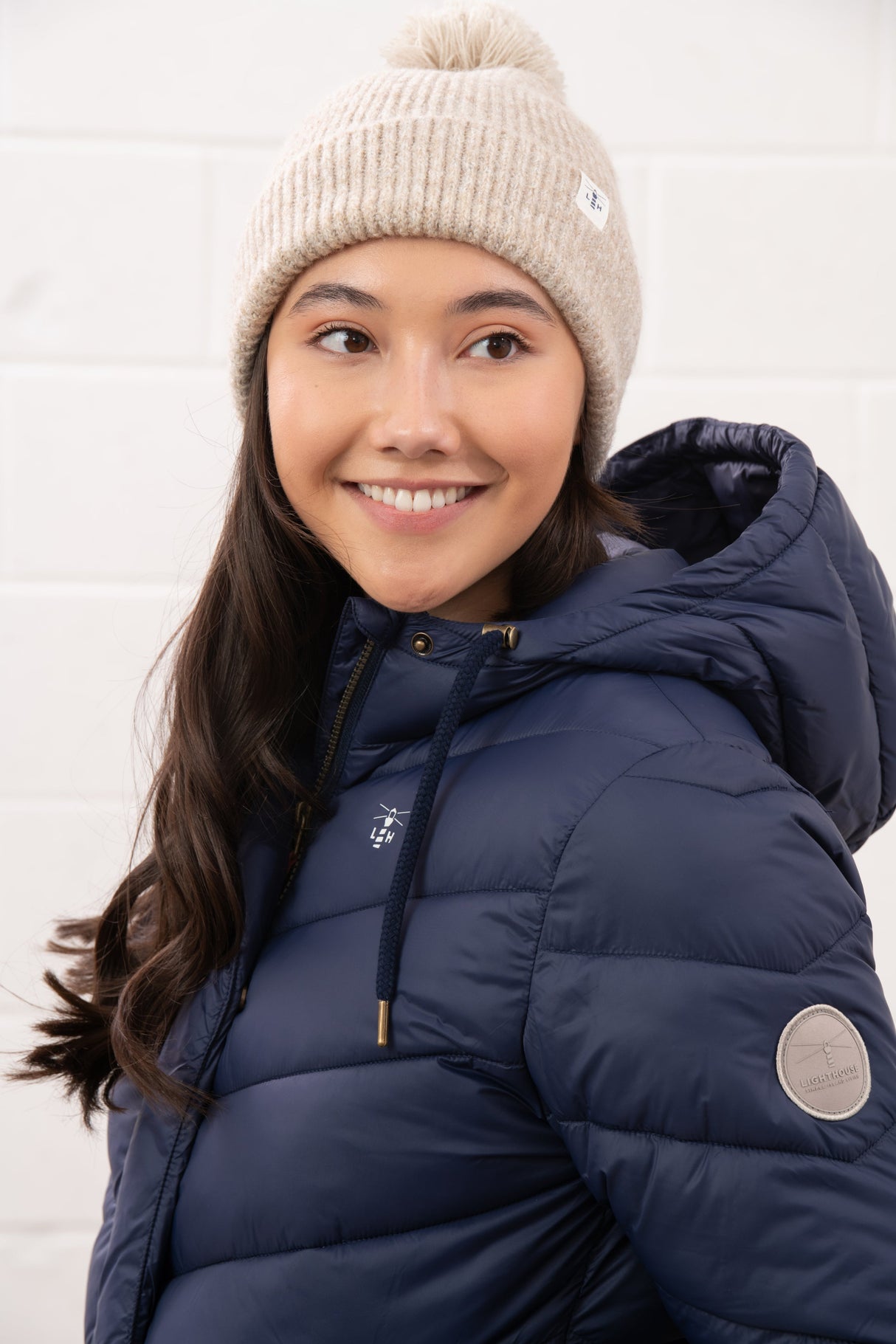 Lighthouse Laurel Ladies Coat - Navy