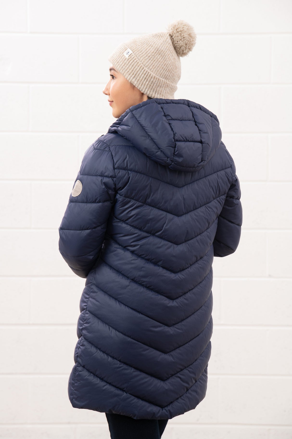 Lighthouse Laurel Ladies Coat - Navy