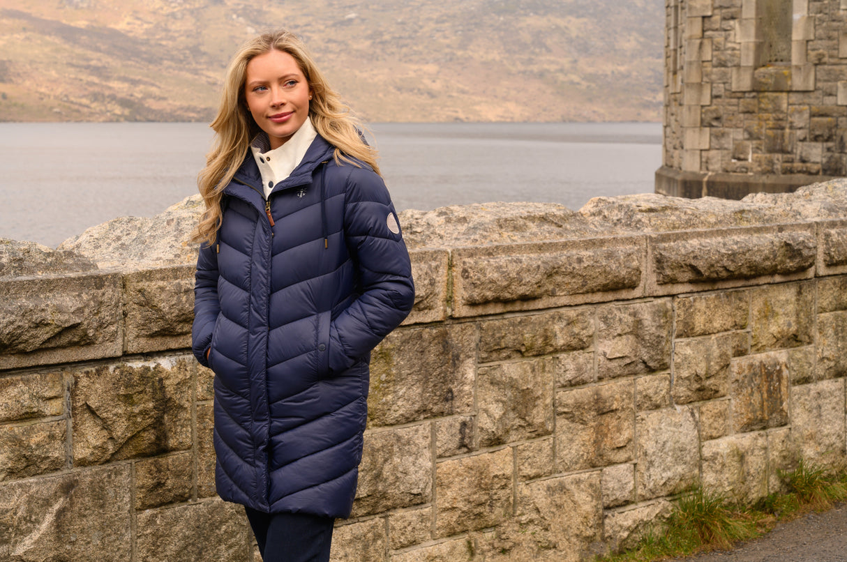 Lighthouse Laurel Ladies Coat - Navy