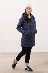 Lighthouse Laurel Ladies Coat - Navy