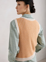 Seasalt Lichen Stone Vest - Downwind Chalk Spice