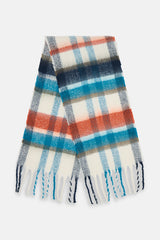 Lighthouse Scarf - Rust/Deep Teal/Mocha