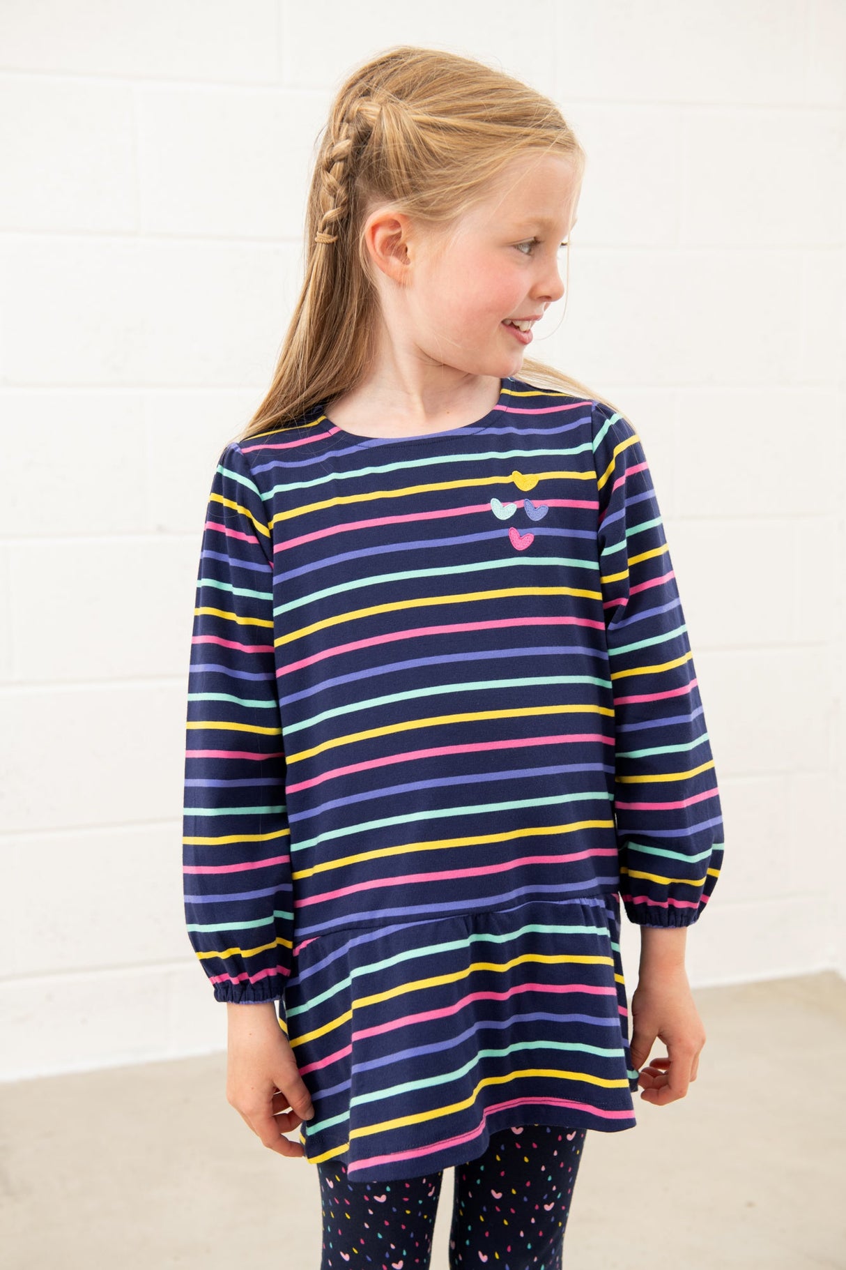 Lighthouse Lottie Tunic - Navy & Stripes