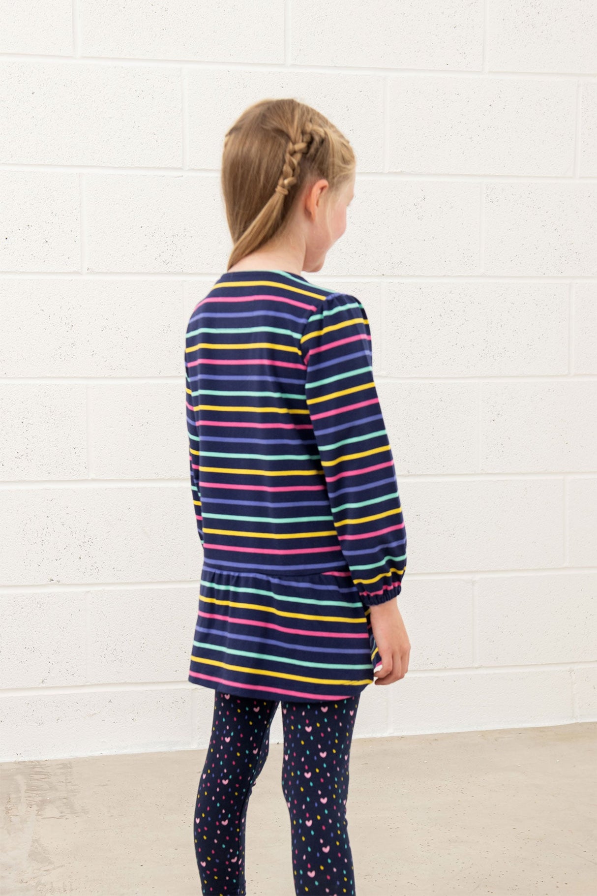 Lighthouse Lottie Tunic - Navy & Stripes