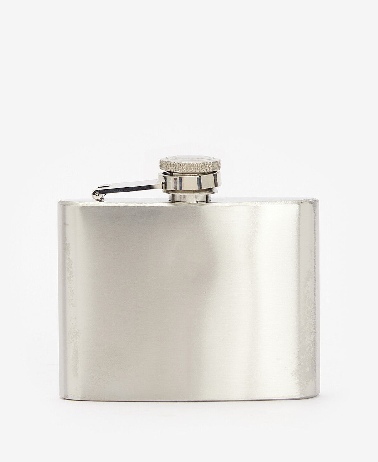 Barbour 4oz Hinged Hip Flask - Brown