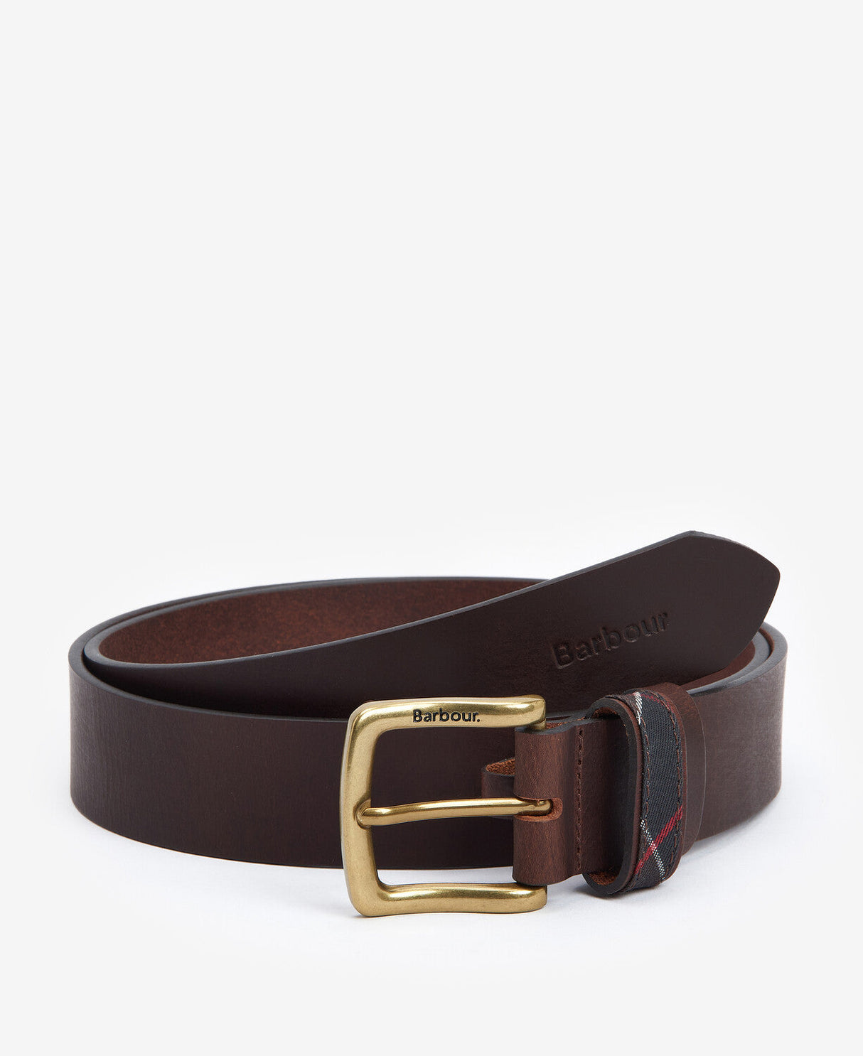 Barbour Esk Leather Belt - Brown