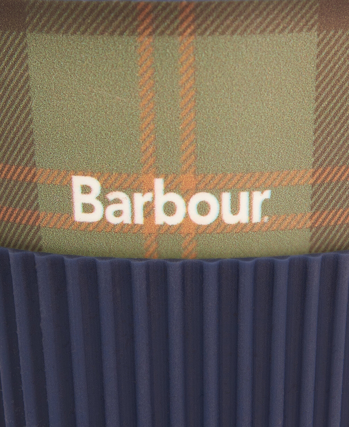 Barbour Travel Mug Gift Set - Navy/Classic Tartan