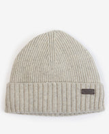 Barbour Carlton Beanie Hat - Light Grey