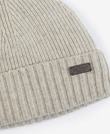 Barbour Carlton Beanie Hat - Light Grey