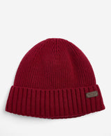 Barbour Carlton Beanie Hat - Cranberry