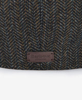 Barbour Fyne Tweed Bakerboy Cap - Olive