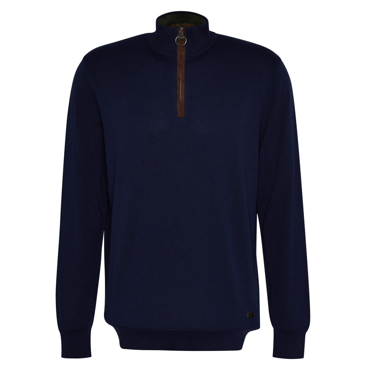 Barbour Bayfield Knitted Half Zip Jumper - Navy