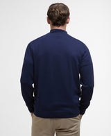 Barbour Bayfield Knitted Half Zip Jumper - Navy