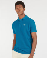 Barbour Tartan Pique Polo Shirt - Lyons Blue